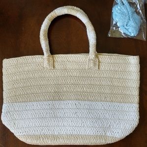 ALTRU straw beach bag